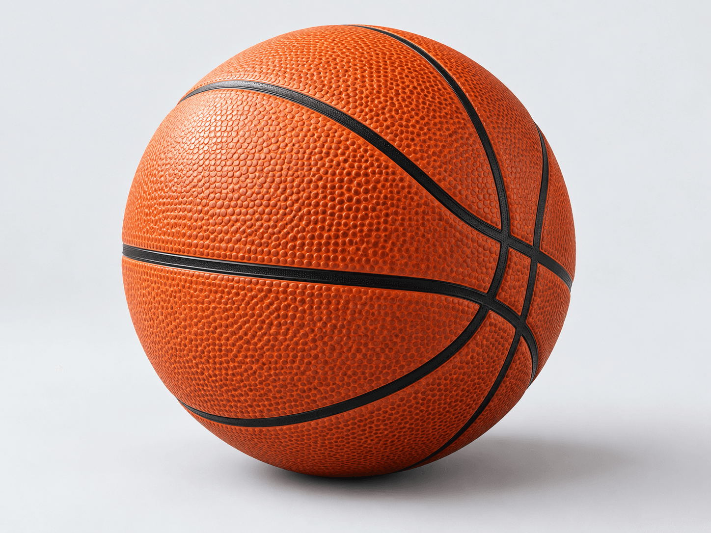 Illustrative studio render — Basketball — PBR